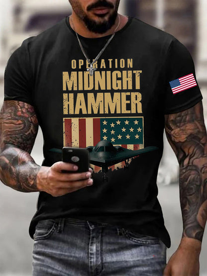 Men's Midnight Hammer B-2 Spirit Printed T-shirt