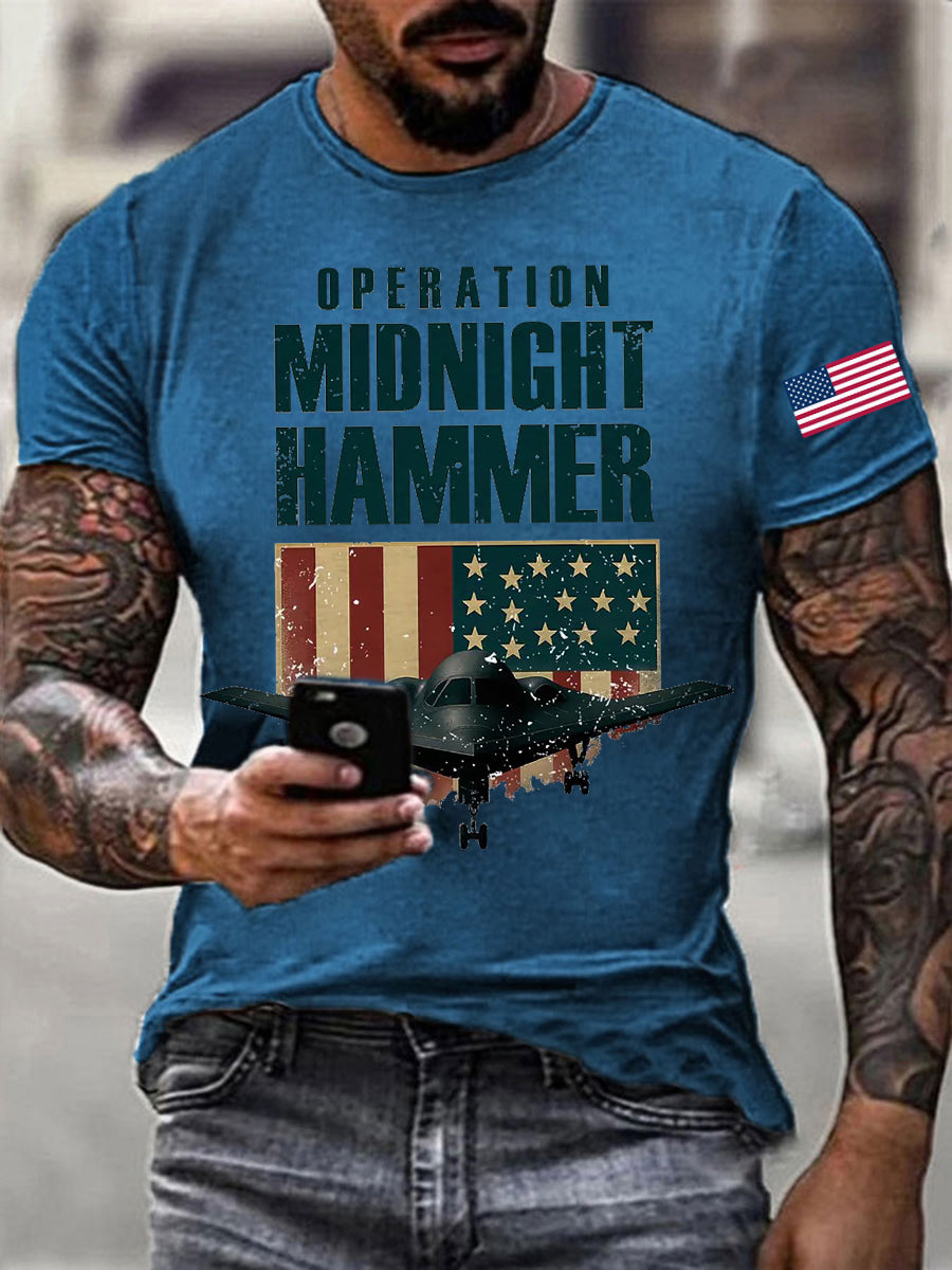 Men's Midnight Hammer B-2 Spirit Printed T-shirt