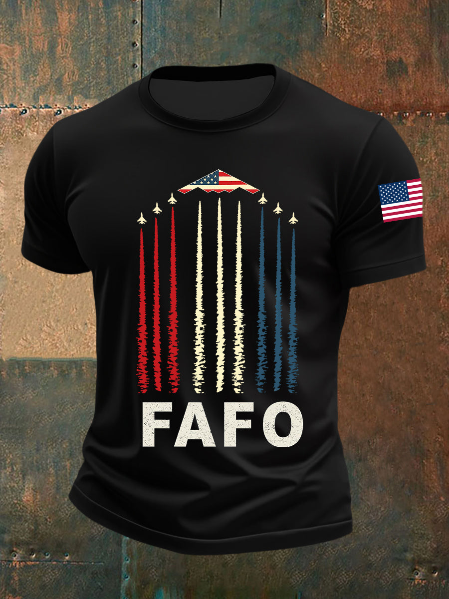Men's  B-2 Spirit FAFO Short-sleeved T-shirt