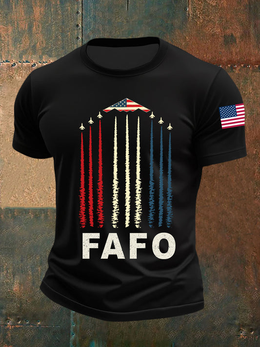 Men's  B-2 Spirit FAFO Short-sleeved T-shirt