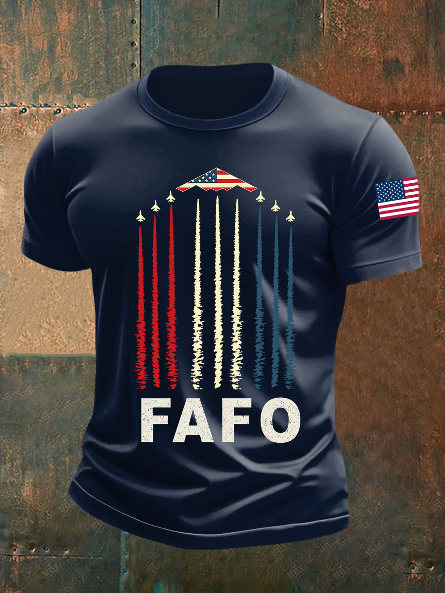 Men's  B-2 Spirit FAFO Short-sleeved T-shirt