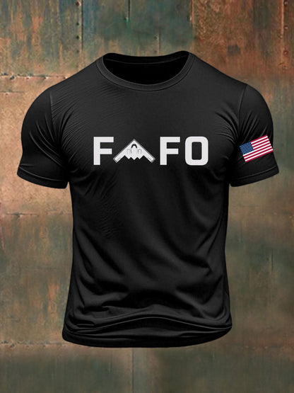 Men's Midnight Hammer FAFO Printed T-shirt