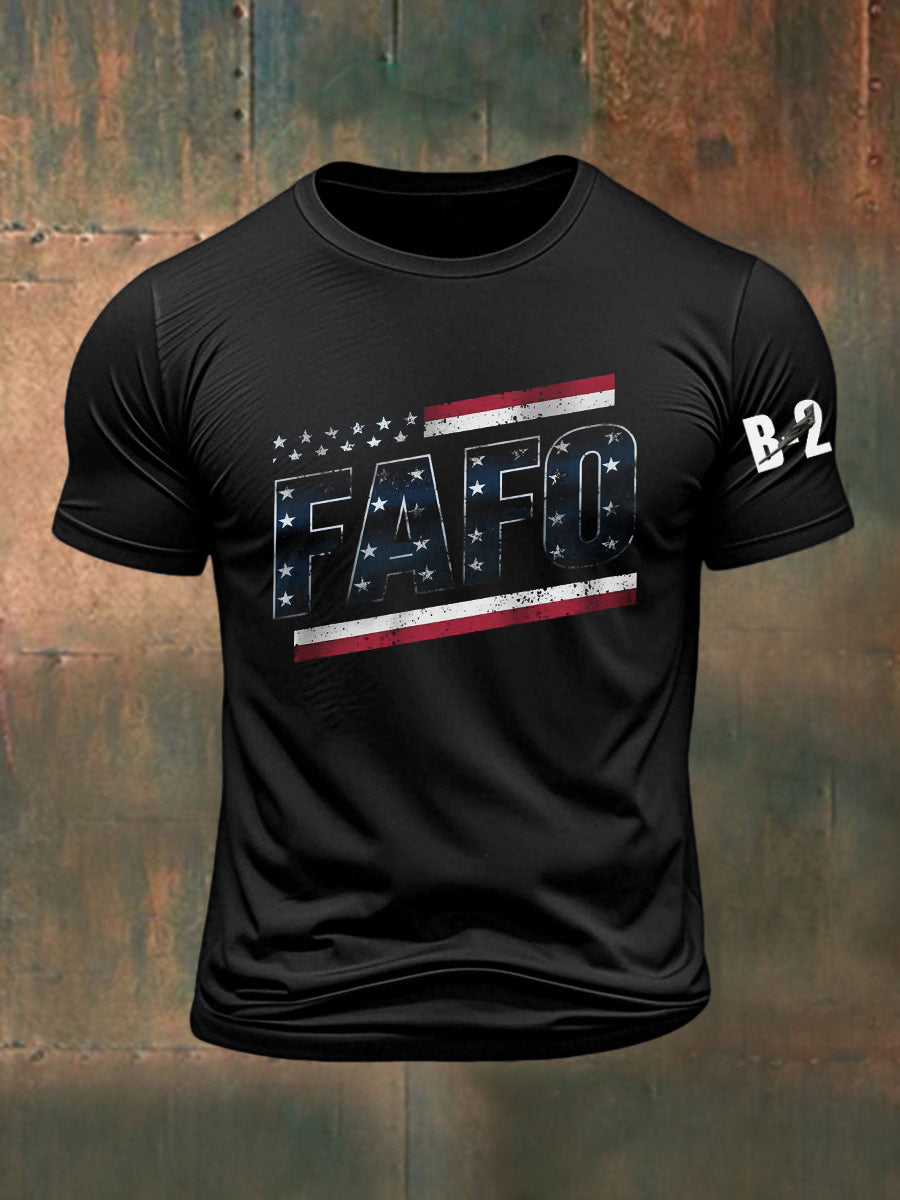 Men's Midnight Hammer FAFO Printed T-shirt