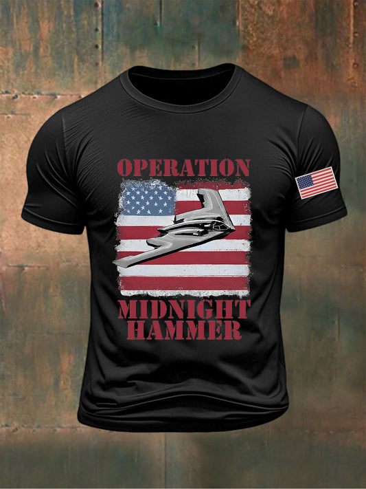 Men's Midnight Hammer Spirit Printed T-shirt