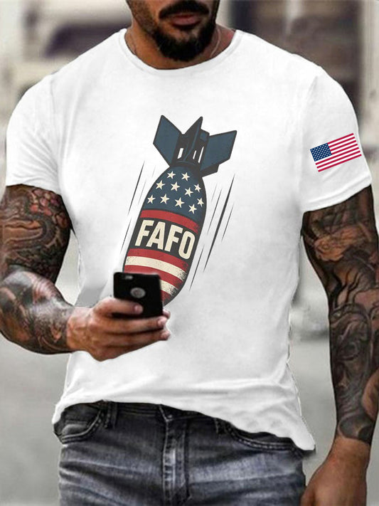 Men's Midnight Hammer FAFO Printed T-shirt