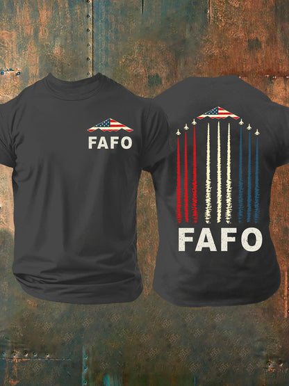 Men's FAFO B-2 Spirit Short-sleeved T-shirt Short-sleeved T-shirt