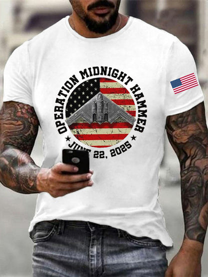 Men's Midnight Hammer B-2 Spirit Printed T-shirt
