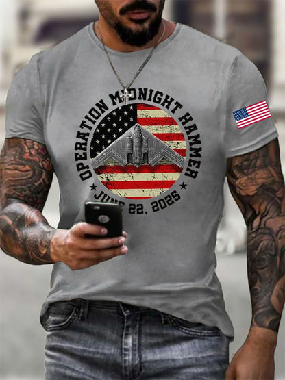 Men's Midnight Hammer B-2 Spirit Printed T-shirt