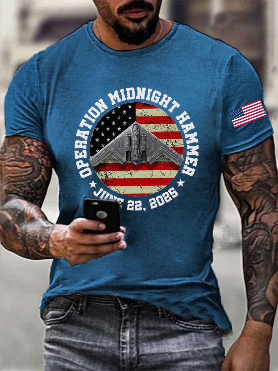 Men's Midnight Hammer B-2 Spirit Printed T-shirt