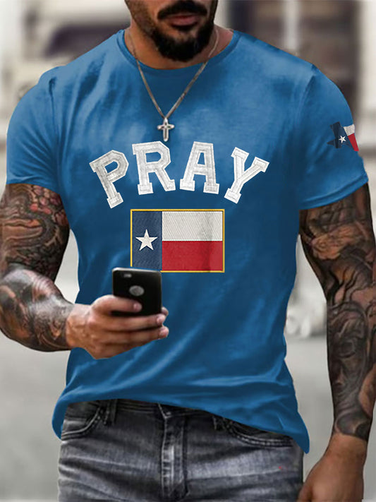 Men's Texas Strong Print T-Shirt