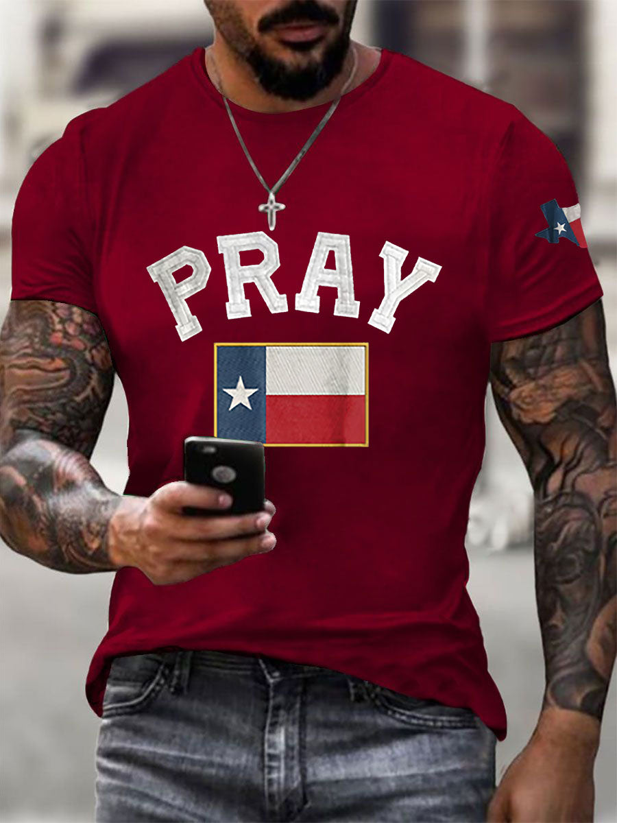 Men's Texas Strong Print T-Shirt