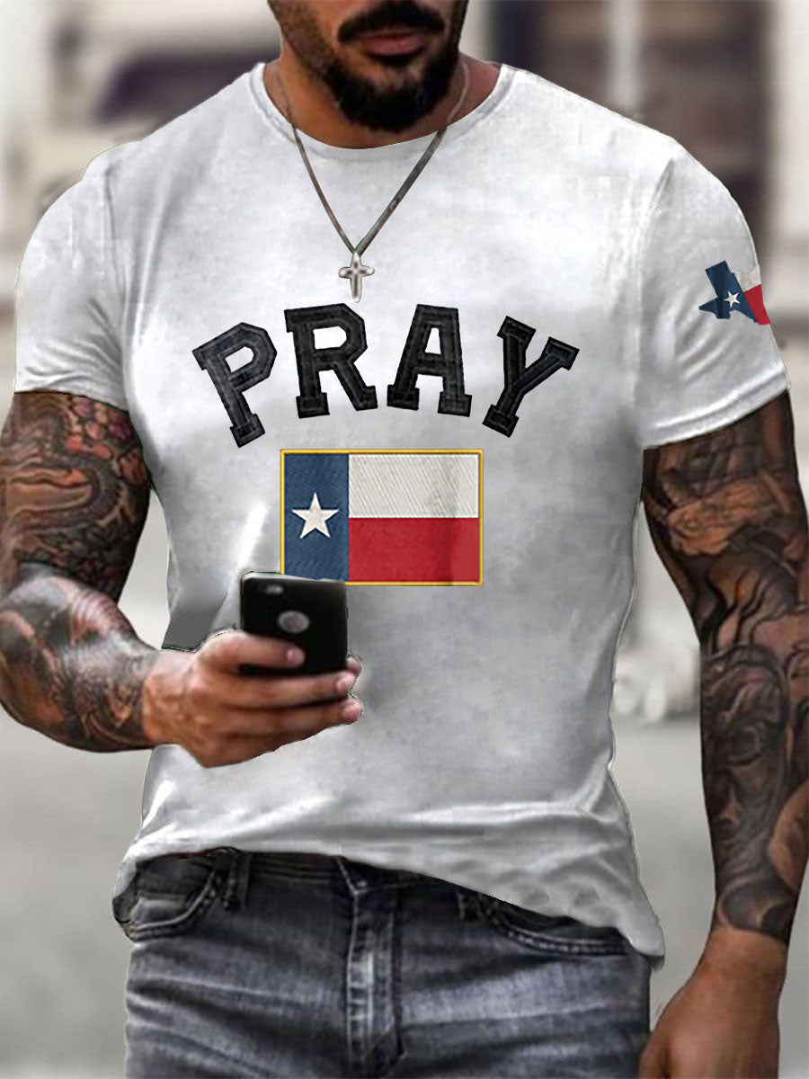 Men's Texas Strong Print T-Shirt