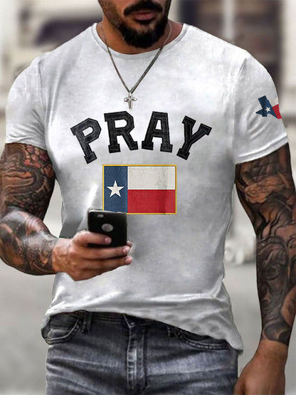 Men's Texas Strong Print T-Shirt