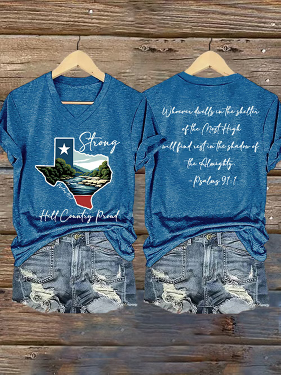 Women's Hill Country Strong Print T-Shirt