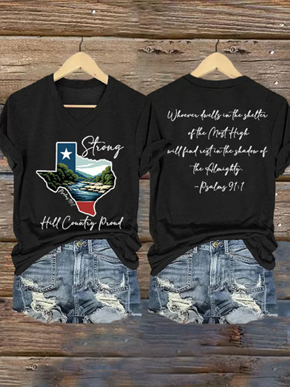 Women's Hill Country Strong Print T-Shirt