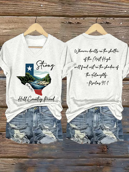 Women's Hill Country Strong Print T-Shirt