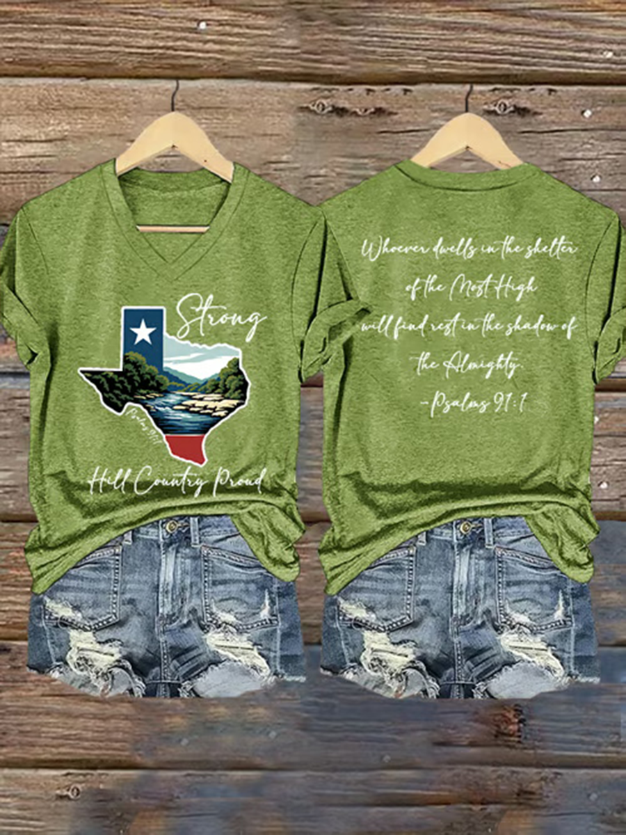 Women's Hill Country Strong Print T-Shirt