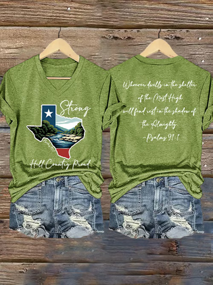 Women's Hill Country Strong Print T-Shirt