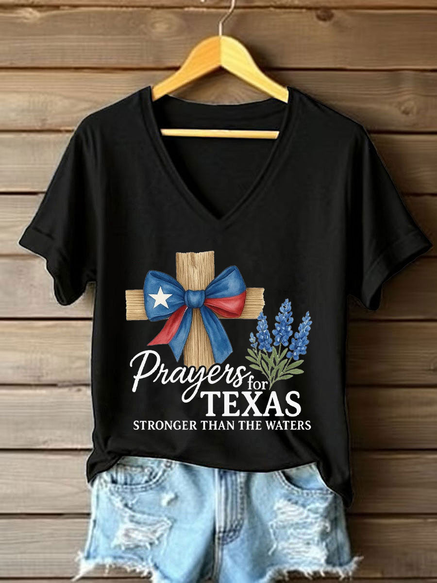 Women's Texas Flooding Printed T-shirt