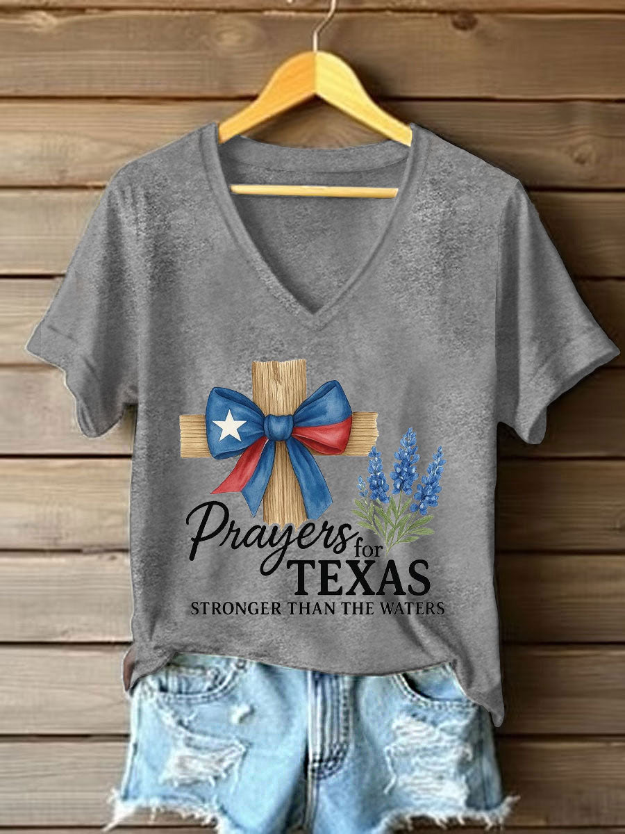 Women's Texas Flooding Printed T-shirt
