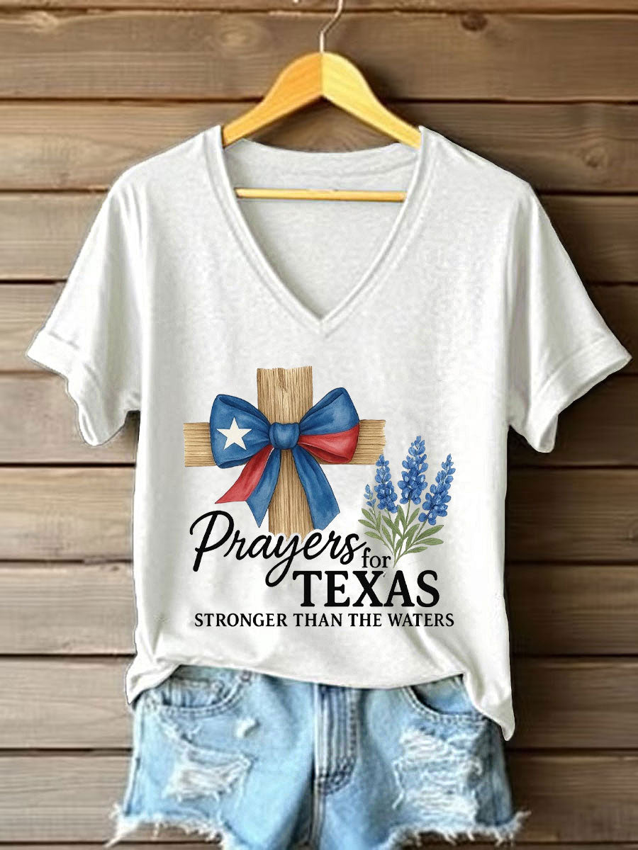 Women's Texas Flooding Printed T-shirt