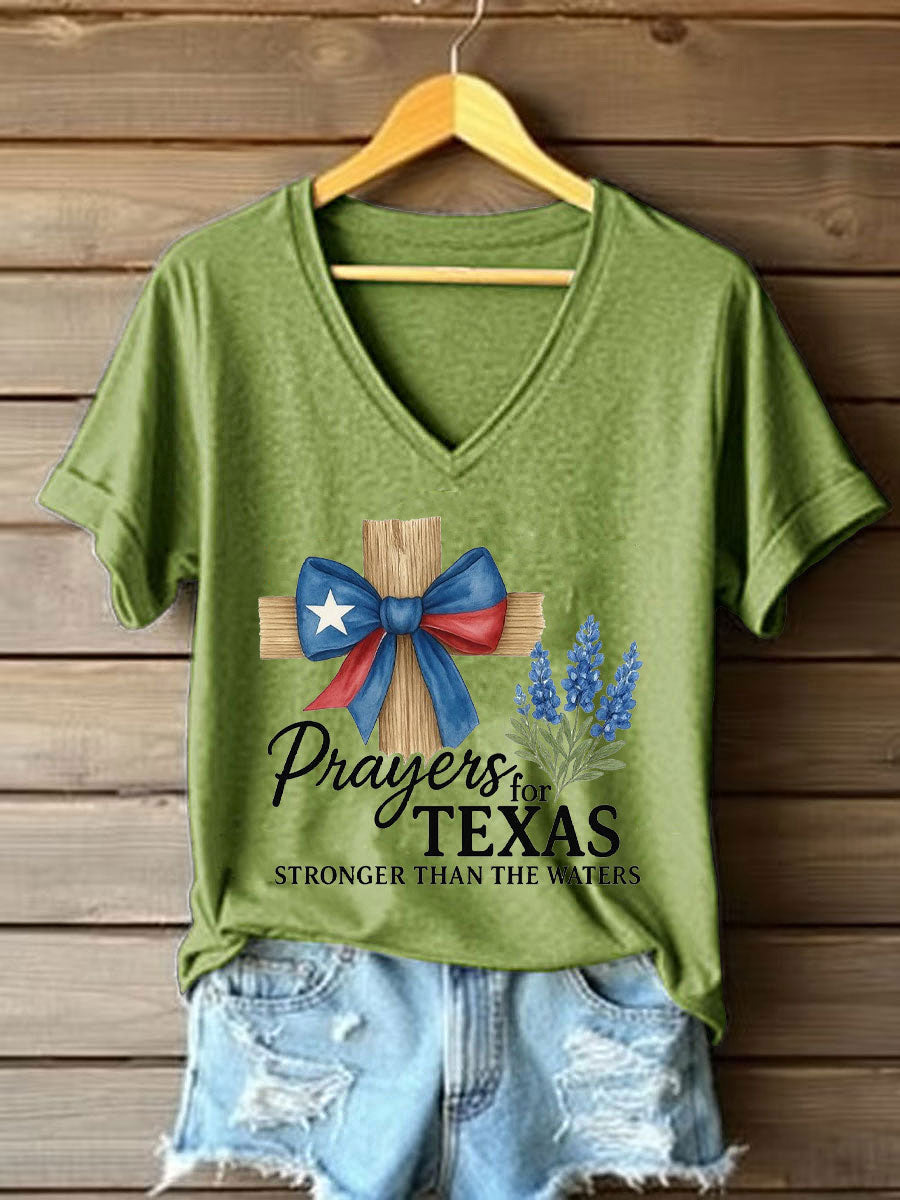 Women's Texas Flooding Printed T-shirt