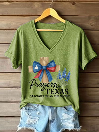 Women's Texas Flooding Printed T-shirt