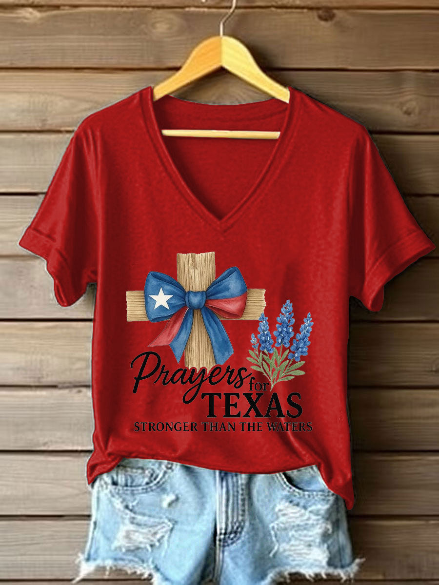 Women's Texas Flooding Printed T-shirt