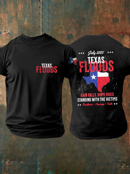 Men's Texas Strong Short-Sleeved Printed T-shirt