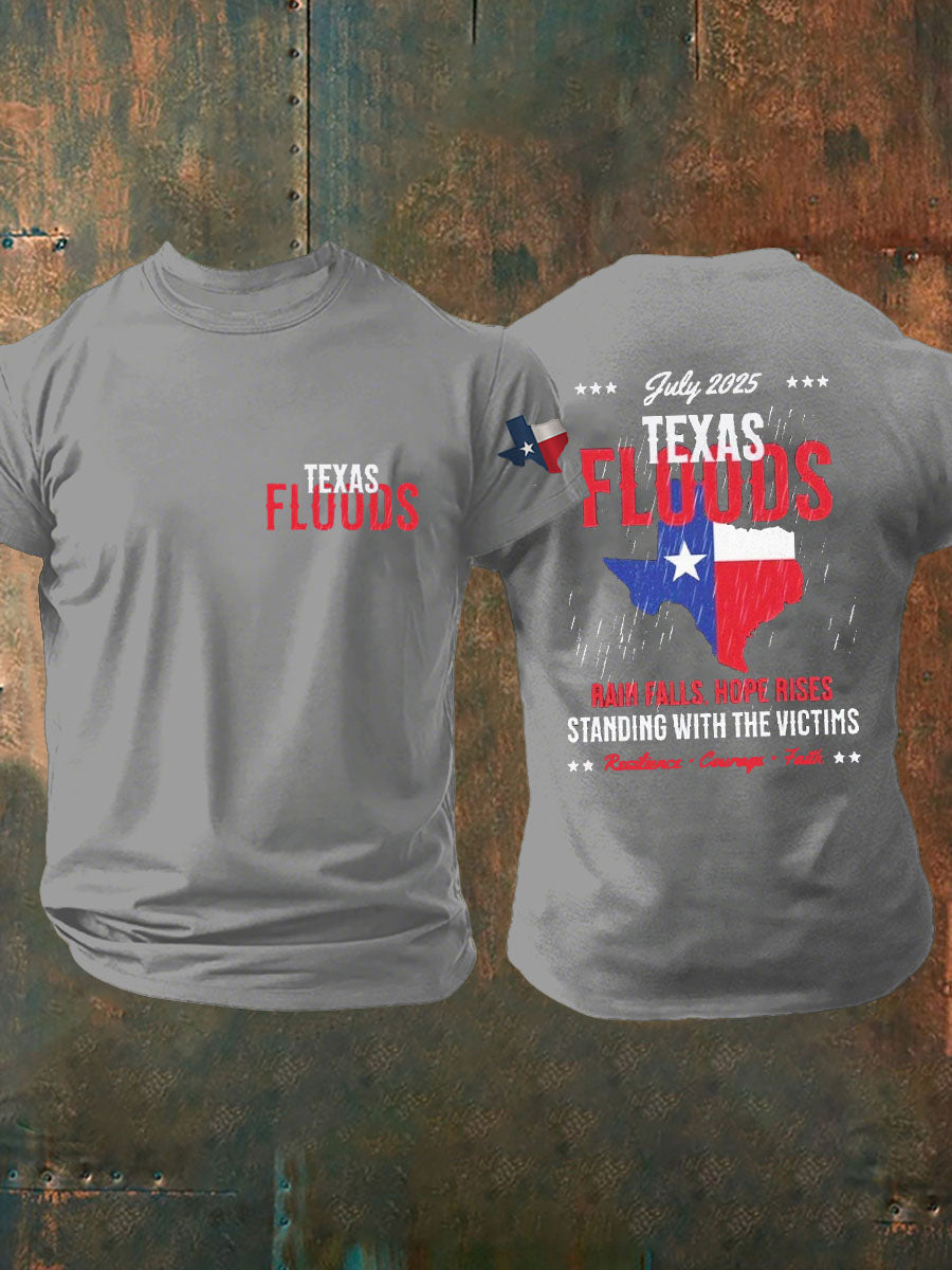 Men's Texas Strong Short-Sleeved Printed T-shirt