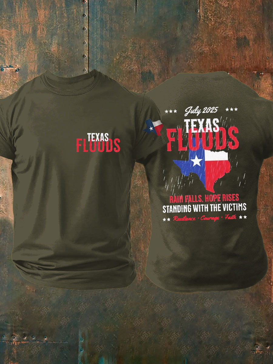 Men's Texas Strong Short-Sleeved Printed T-shirt