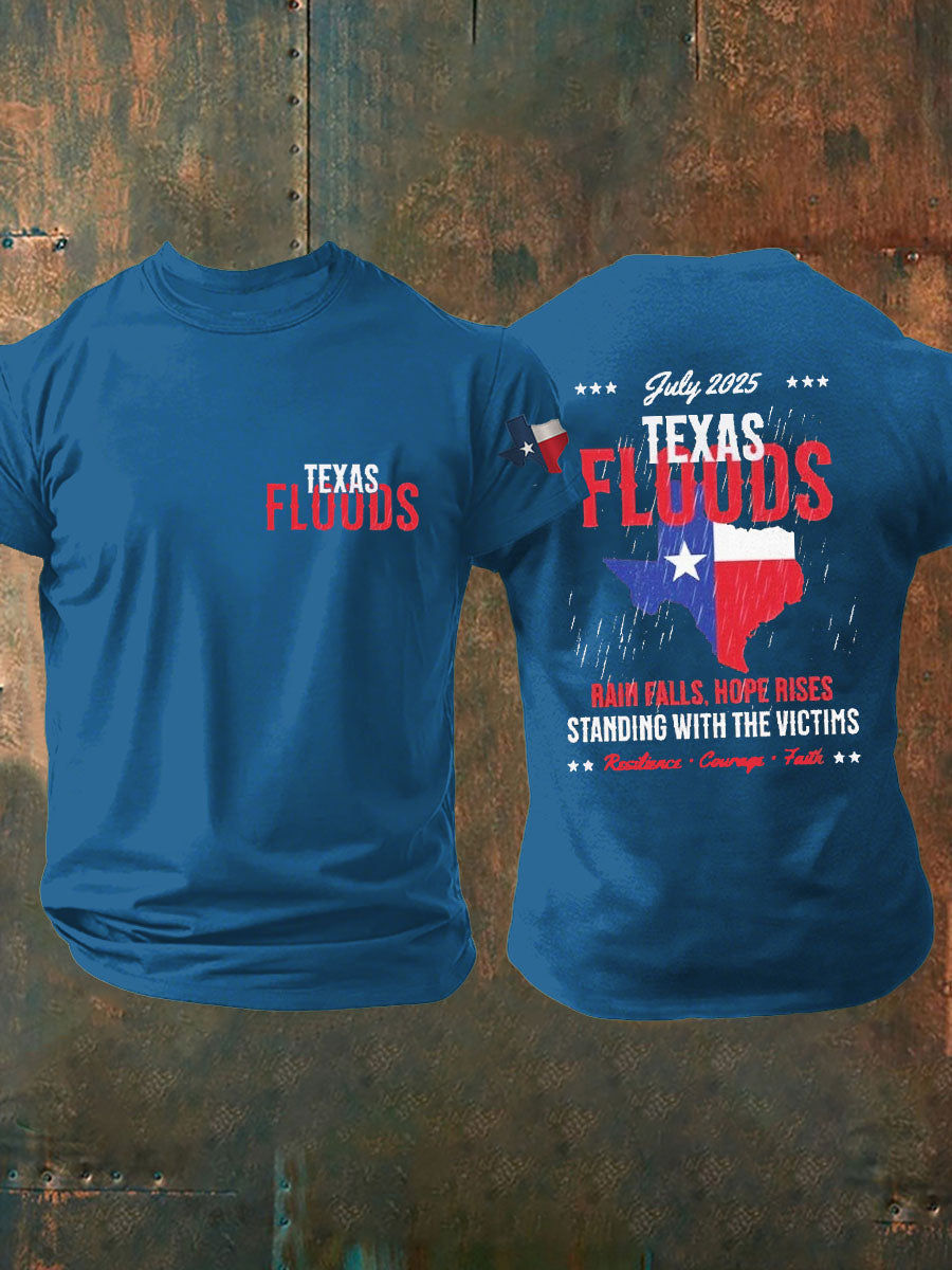 Men's Texas Strong Short-Sleeved Printed T-shirt