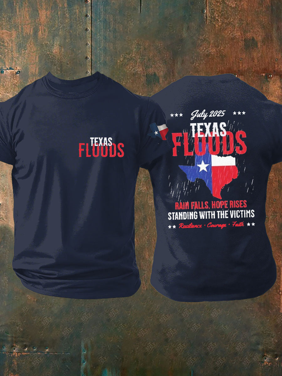 Men's Texas Strong Short-Sleeved Printed T-shirt