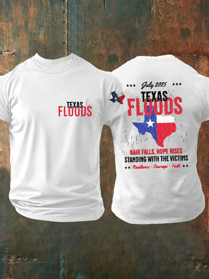 Men's Texas Strong Short-Sleeved Printed T-shirt