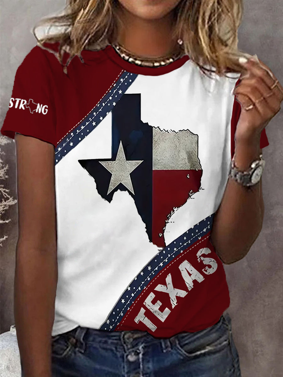 Women's Texas Strong Pray For Texas Tee