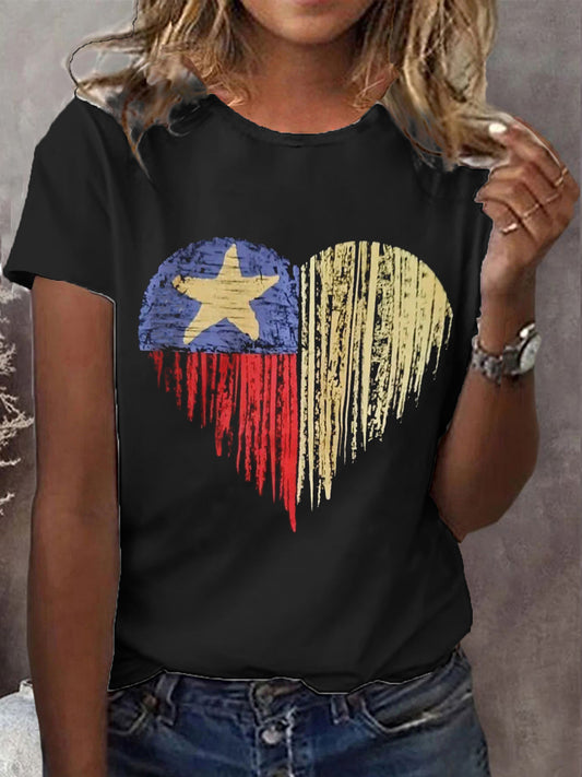 Women's Love Texas Short-sleeved T-shirt