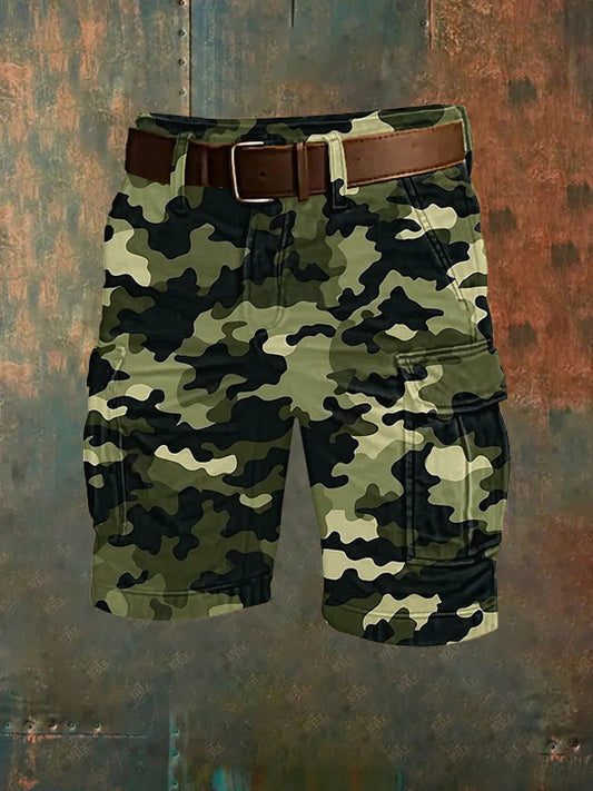 Men's camouflage shorts