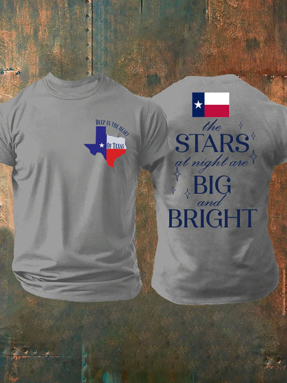 Men's Pray For Texas Flooding Printed T-shirt