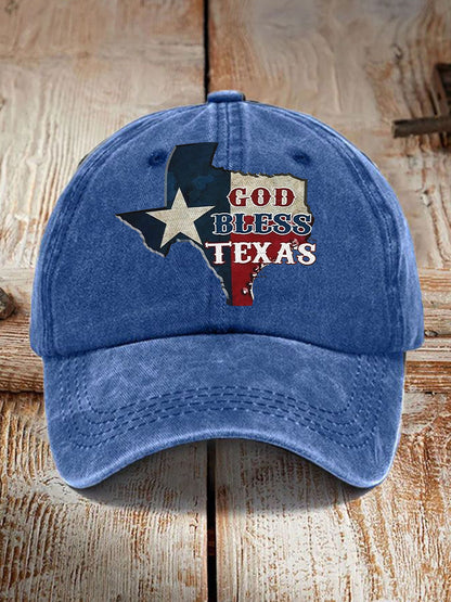 Unisex Pray for Kill County-Texas Strong God Bless Texas Print Hat
