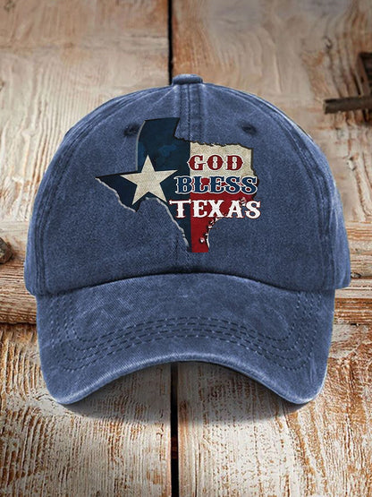 Unisex Pray for Kill County-Texas Strong God Bless Texas Print Hat