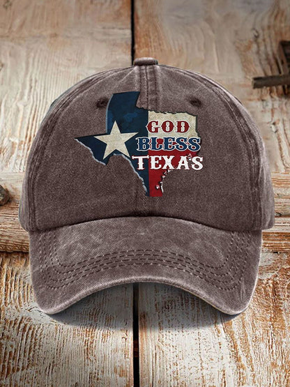 Unisex Pray for Kill County-Texas Strong God Bless Texas Print Hat