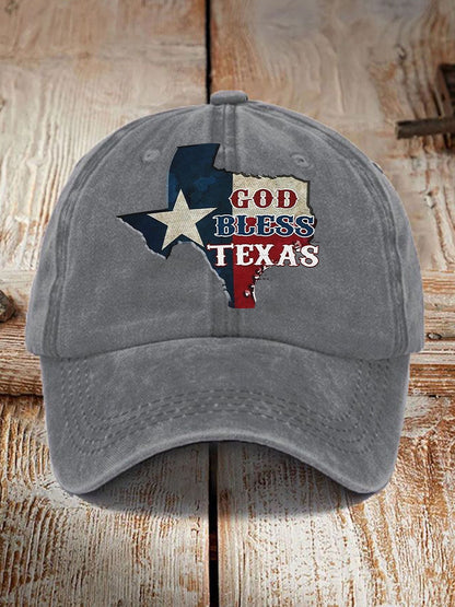 Unisex Pray for Kill County-Texas Strong God Bless Texas Print Hat