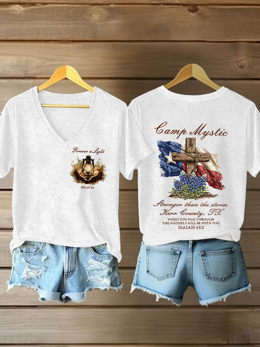 Women's Pray for Kill County- Printed Short Sleeve T-shirt