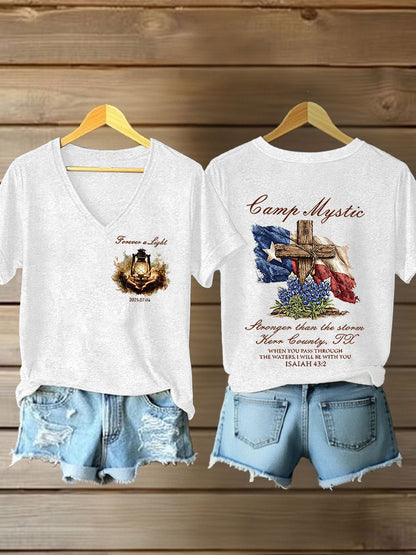 Women's Pray for Kill County- Printed Short Sleeve T-shirt
