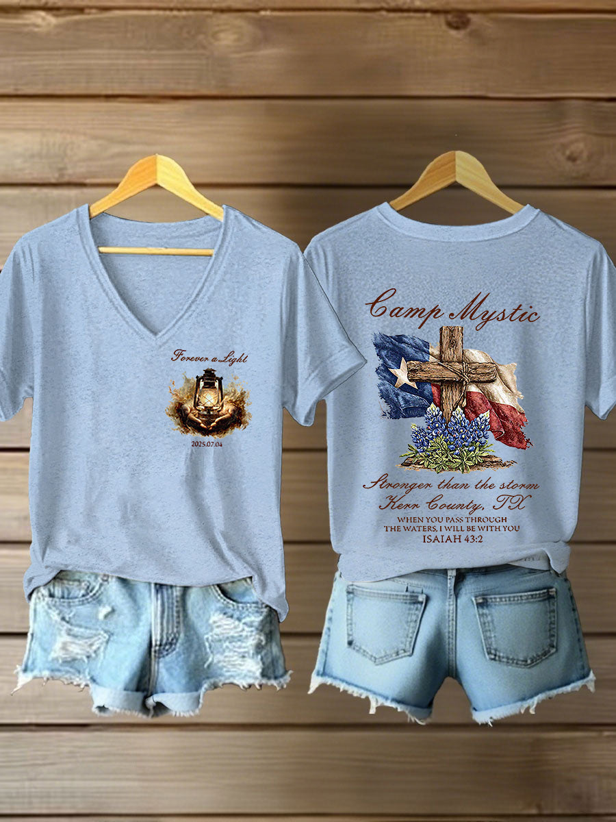 Women's Pray for Kill County- Printed Short Sleeve T-shirt