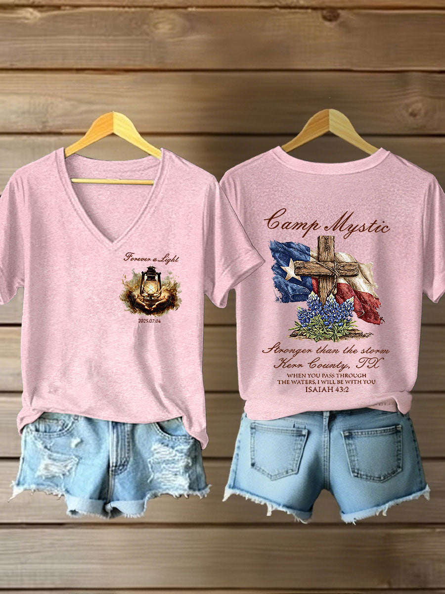 Women's Pray for Kill County- Printed Short Sleeve T-shirt