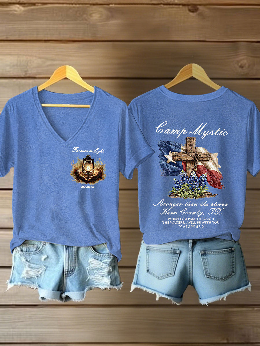 Women's Pray for Kill County- Printed Short Sleeve T-shirt
