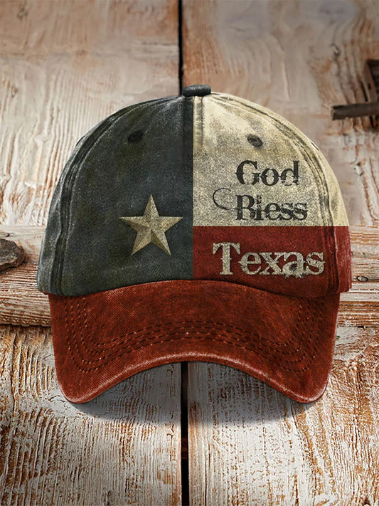 Unisex God bless Texas hat