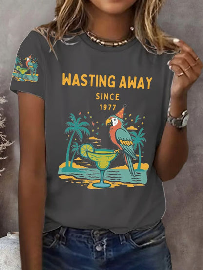 Women's Jimmy Buffett Day short-sleeved T-shirt