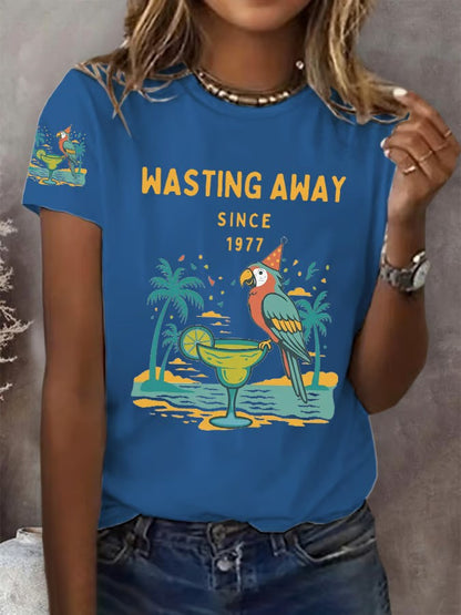 Women's Jimmy Buffett Day short-sleeved T-shirt